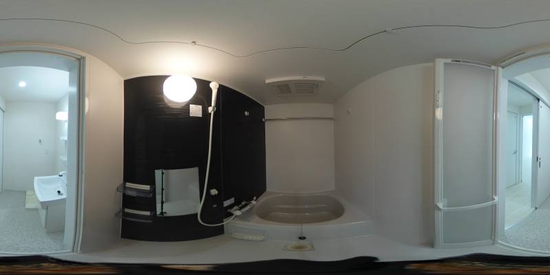 パノラマ画像バスルーム