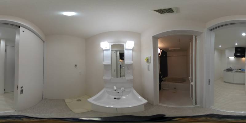 パノラマ画像洗面所