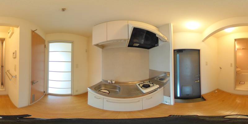 パノラマ画像キッチン