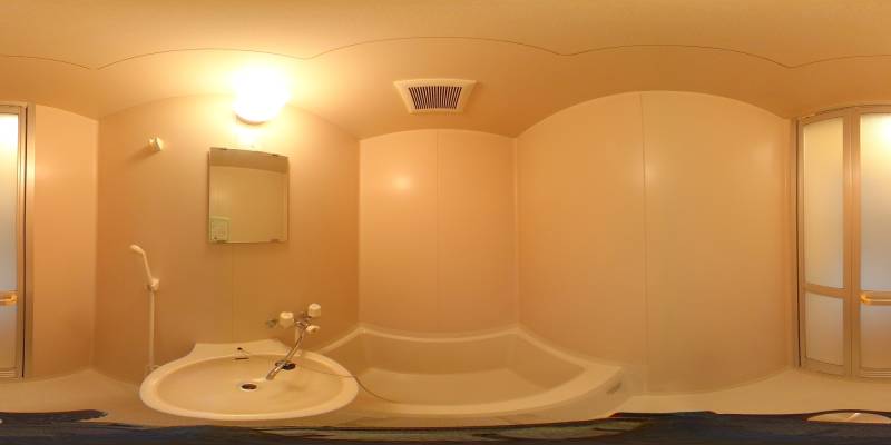 パノラマ画像バスルーム