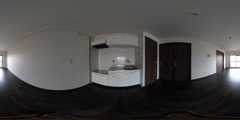 パノラマ画像キッチン