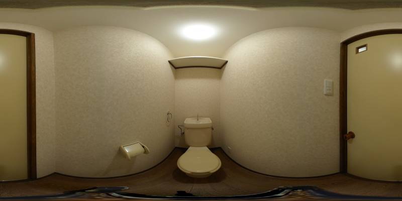 パノラマ画像トイレ