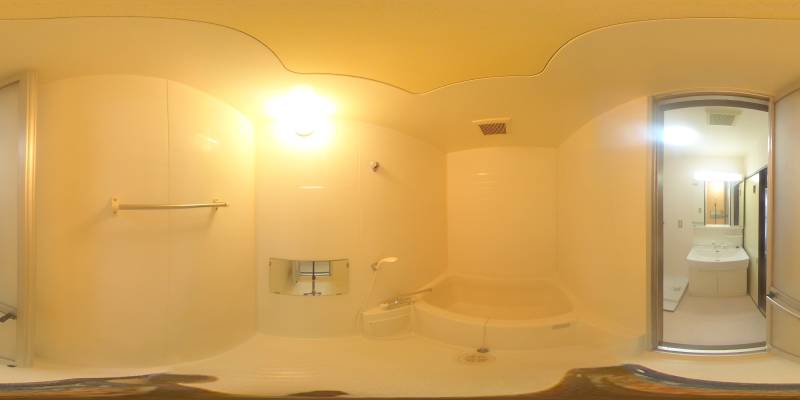 パノラマ画像バスルーム