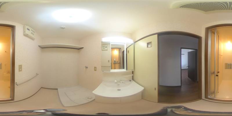 パノラマ画像洗面所