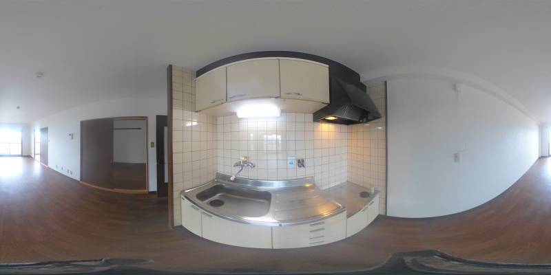 パノラマ画像キッチン