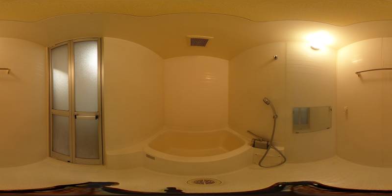 パノラマ画像バスルーム