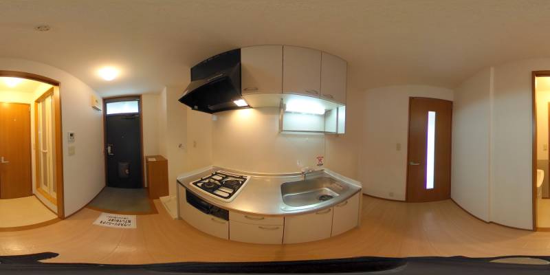 パノラマ画像キッチン