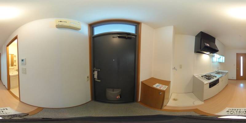 パノラマ画像玄関