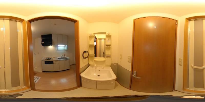 パノラマ画像洗面所