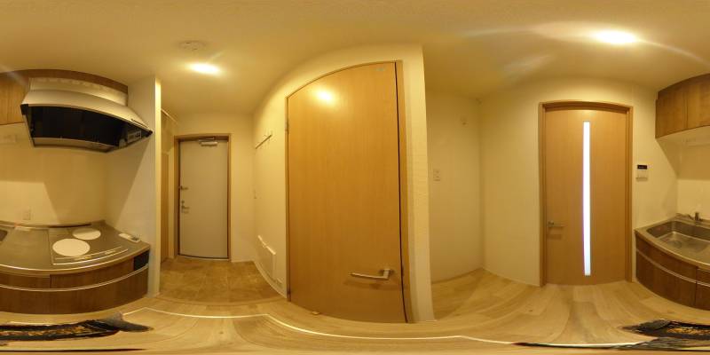 パノラマ画像キッチン