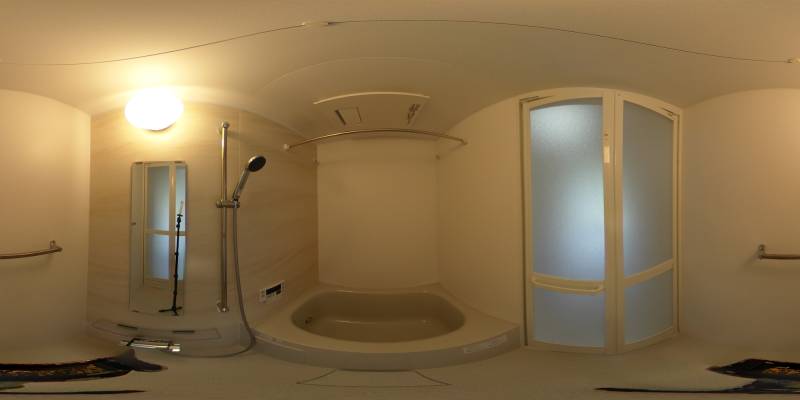 パノラマ画像バスルーム