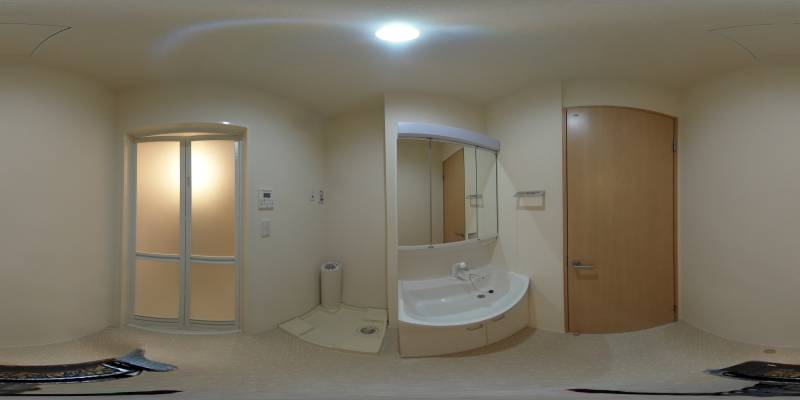 パノラマ画像洗面所