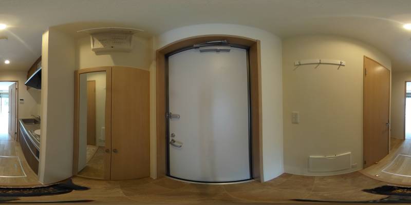 パノラマ画像玄関