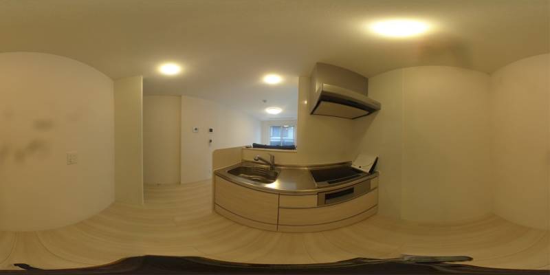 パノラマ画像キッチン