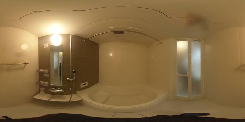 パノラマ画像バスルーム