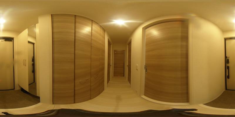 パノラマ画像玄関