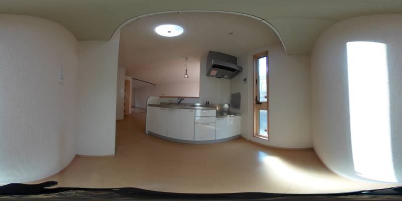 パノラマ画像キッチン