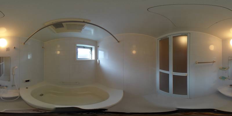 パノラマ画像バスルーム