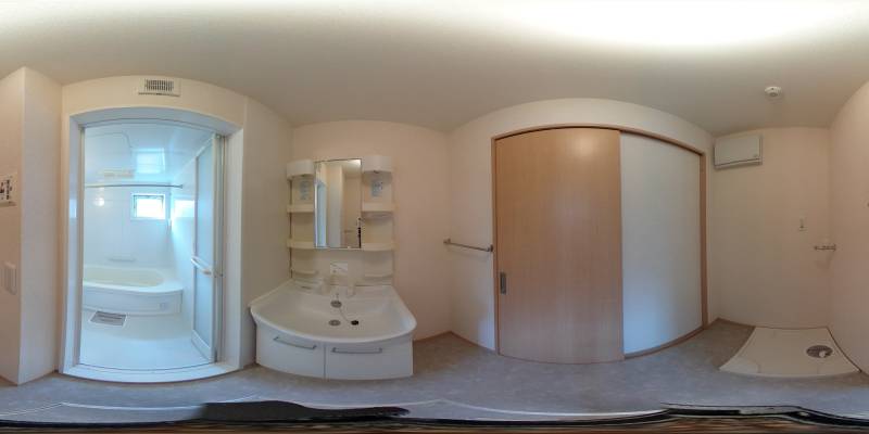 パノラマ画像洗面所