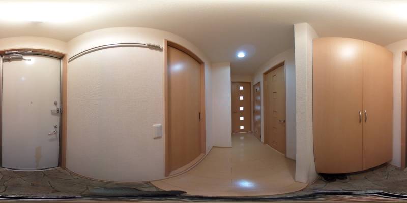 パノラマ画像玄関