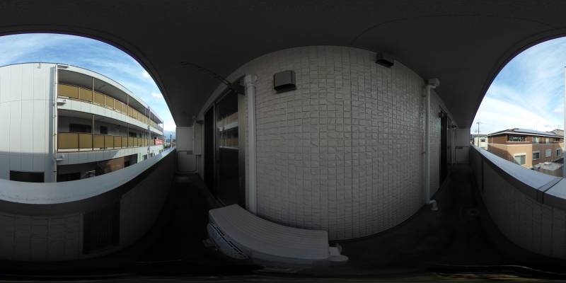 パノラマ画像バルコニー