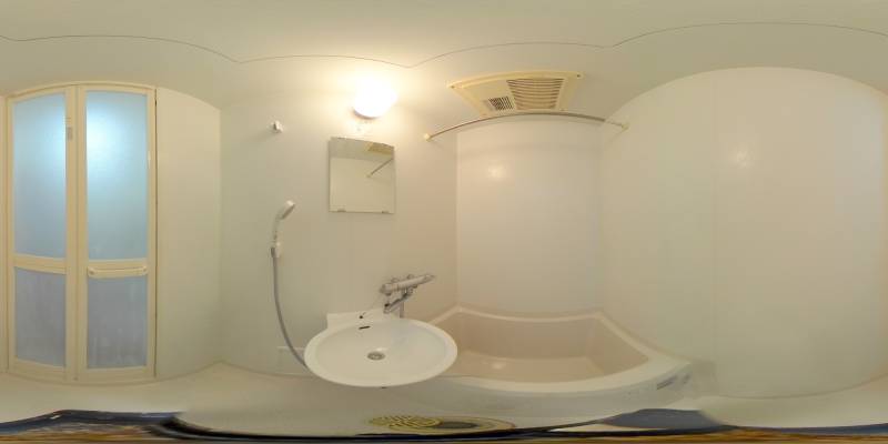 パノラマ画像バスルーム