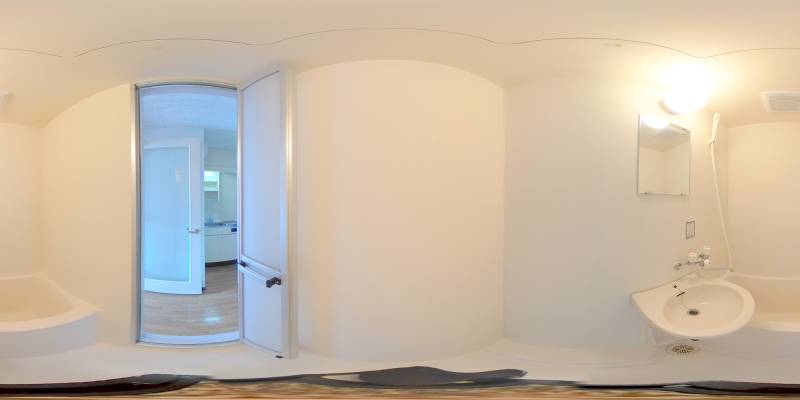 パノラマ画像バスルーム