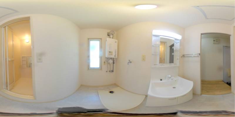 パノラマ画像洗面所