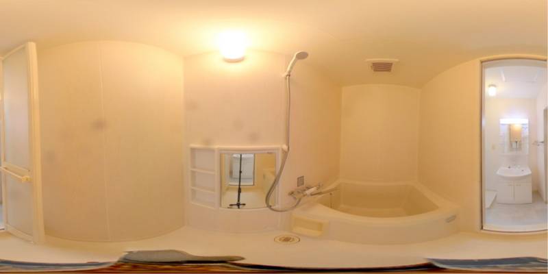 パノラマ画像バスルーム