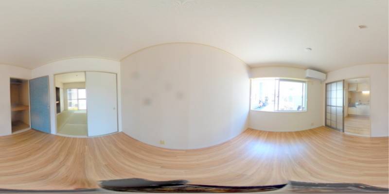 パノラマ画像洋室