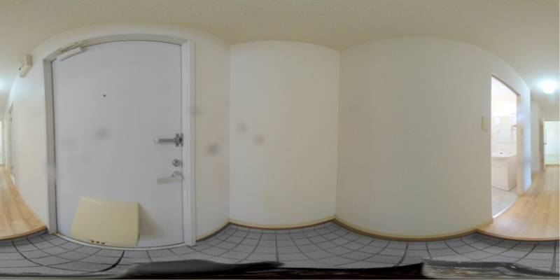 パノラマ画像玄関