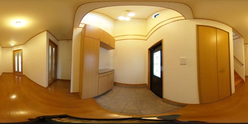 パノラマ画像玄関