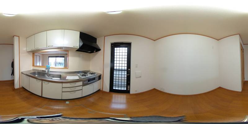 パノラマ画像キッチン