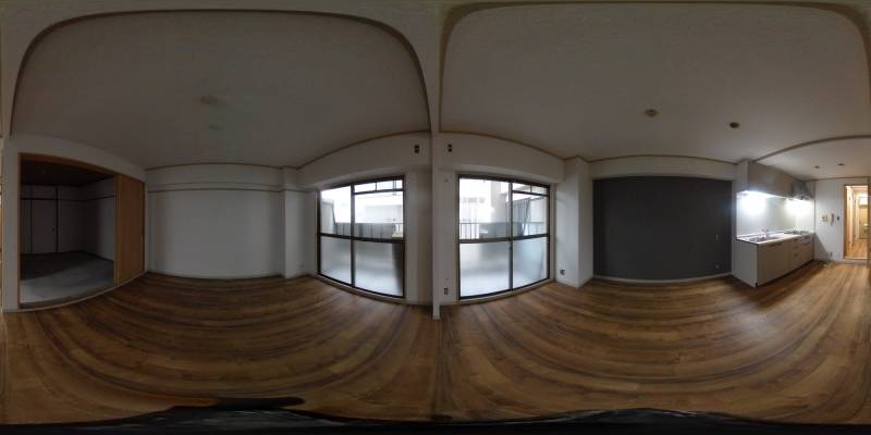 パノラマ画像リビング