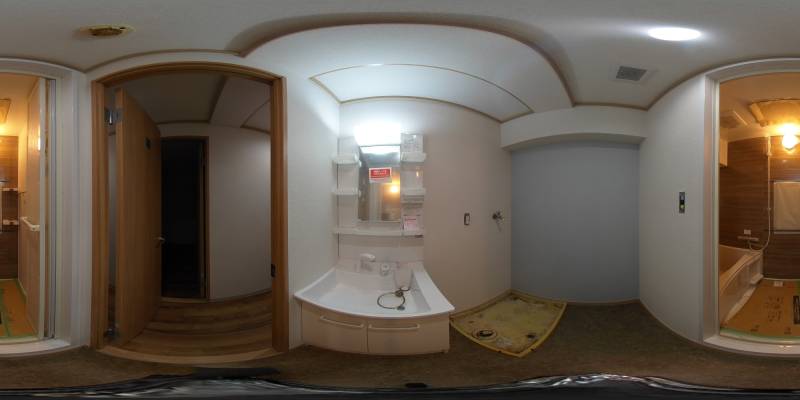 パノラマ画像洗面所