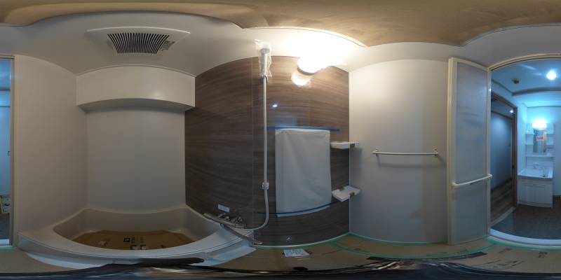 パノラマ画像バスルーム