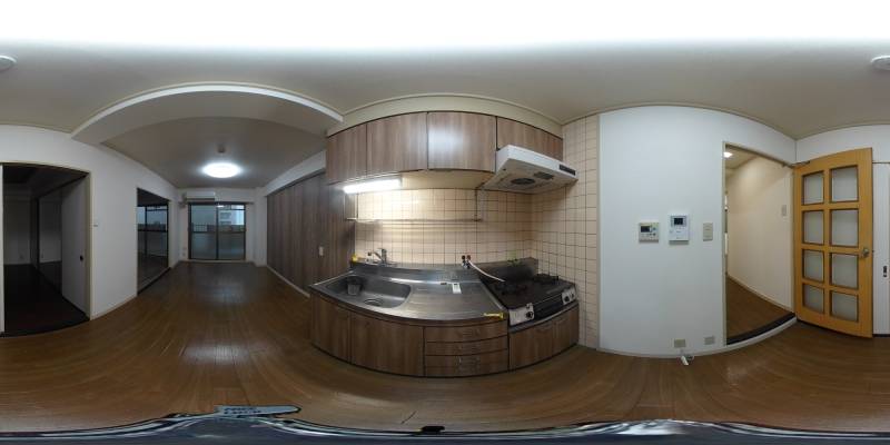 パノラマ画像キッチン