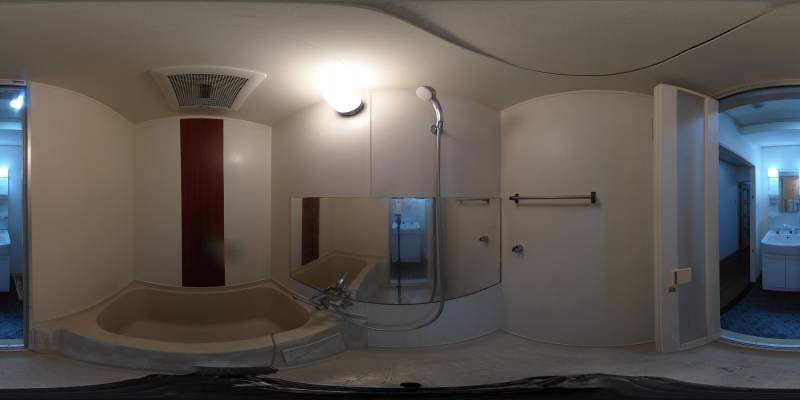 パノラマ画像バスルーム