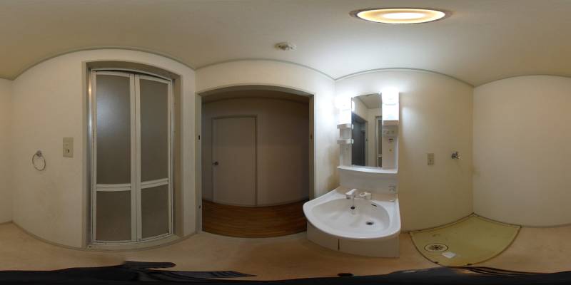 パノラマ画像洗面所