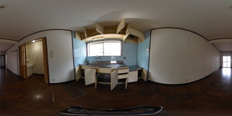 パノラマ画像キッチン