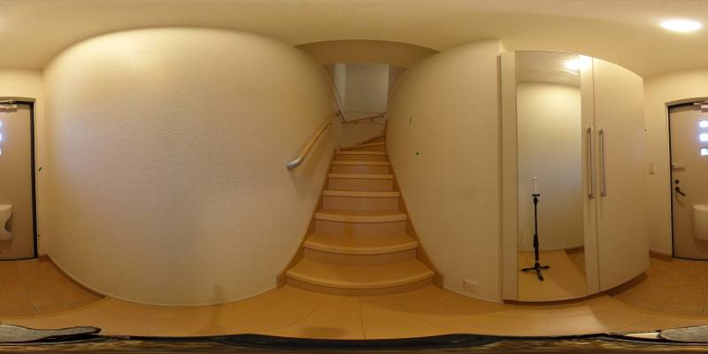 パノラマ画像玄関