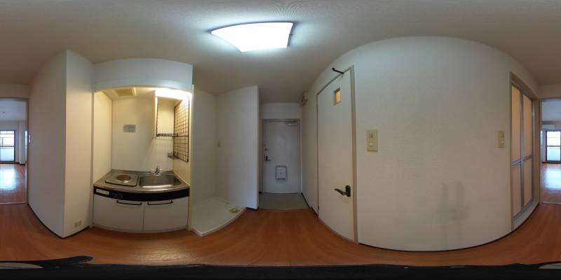 パノラマ画像キッチン