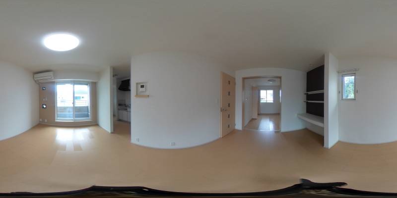 パノラマ画像リビング