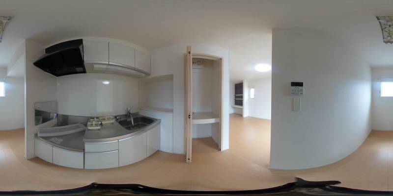 パノラマ画像キッチン