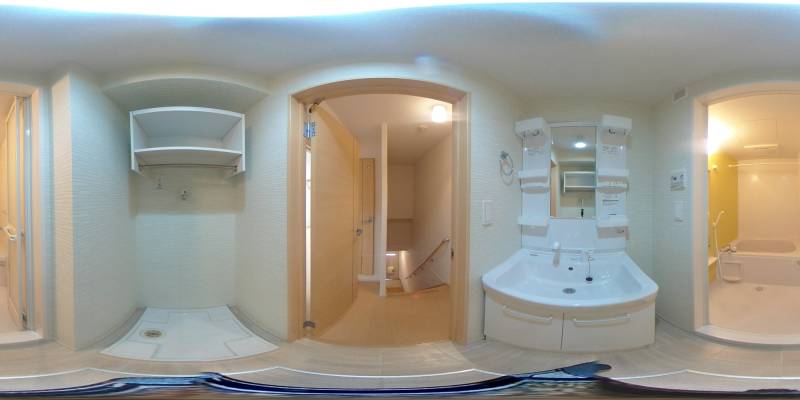 パノラマ画像洗面所