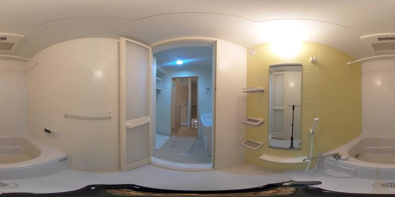 パノラマ画像バスルーム