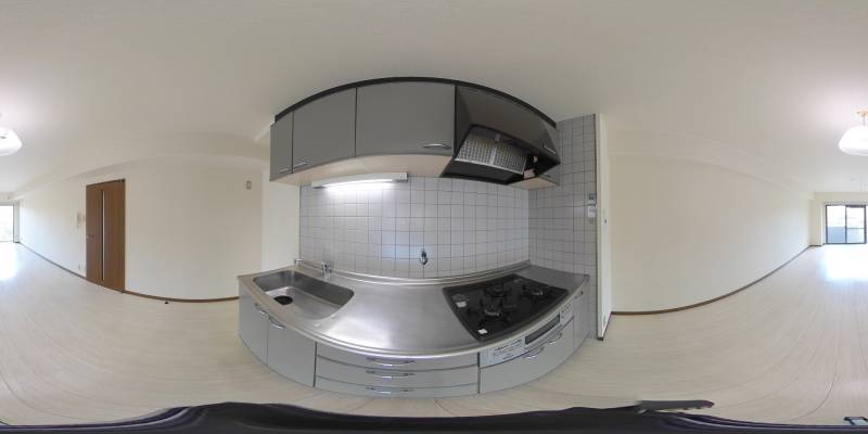 パノラマ画像キッチン