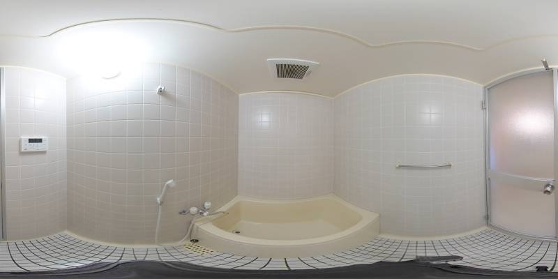 パノラマ画像バスルーム