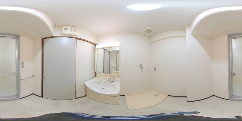 パノラマ画像洗面所