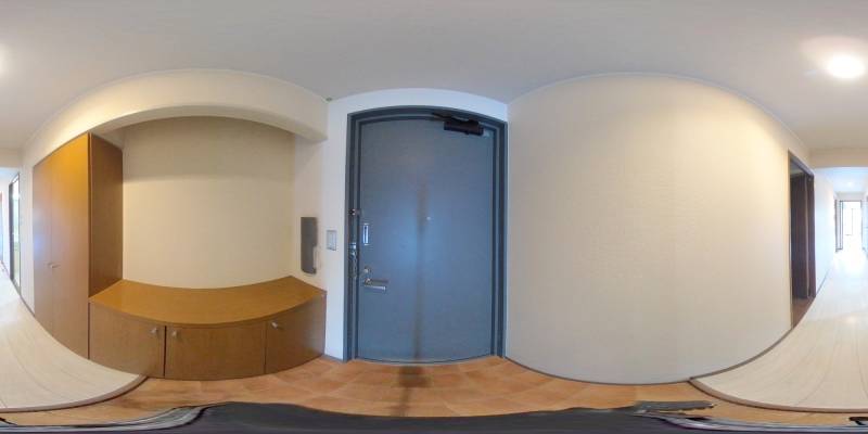 パノラマ画像玄関